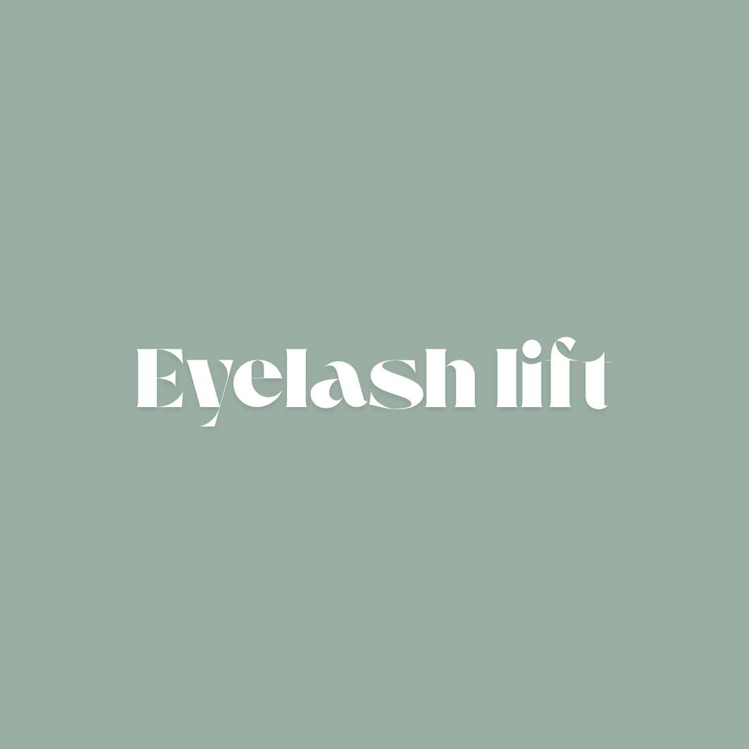 Eyelash lift & tint